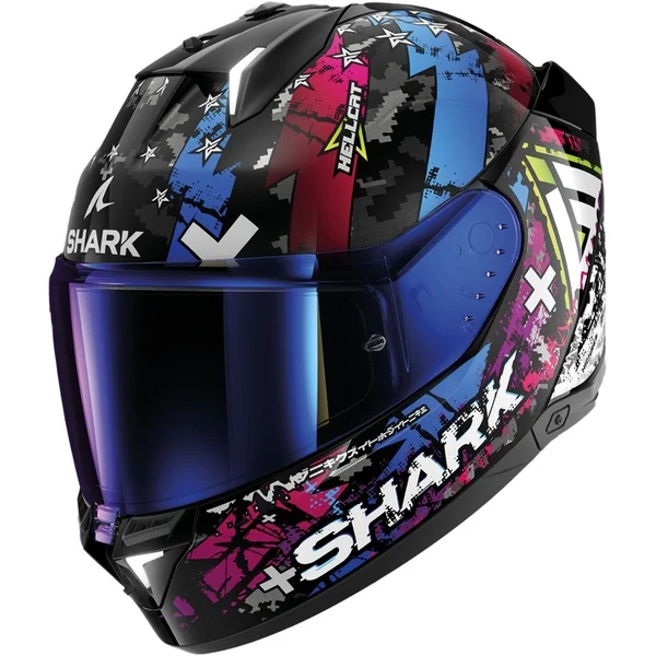 シャークヘルメット SHARK SKWAL i3 XLサイズ Capacete Shark Skwal I3 Hellcat Preto/Rosa/Roxo Fosco KUB